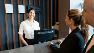 front of house receptionist challenges and solutions