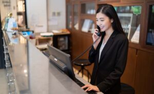 front of house receptionist problems and solution