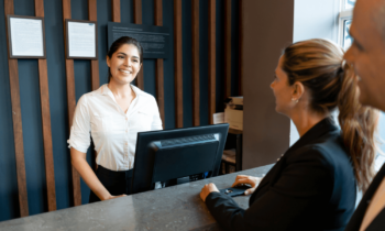 front of house receptionist problems and solution